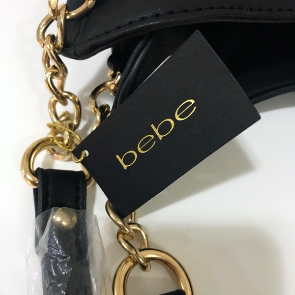 BEBE Colette Triple Entry Hobo Chain Shoulder Bag - Picture 4 of 8